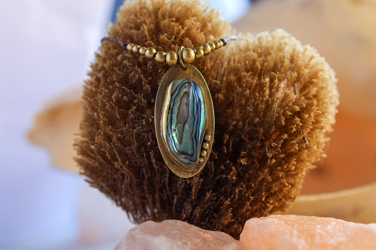 Adjustable Necklace - Pāua shell