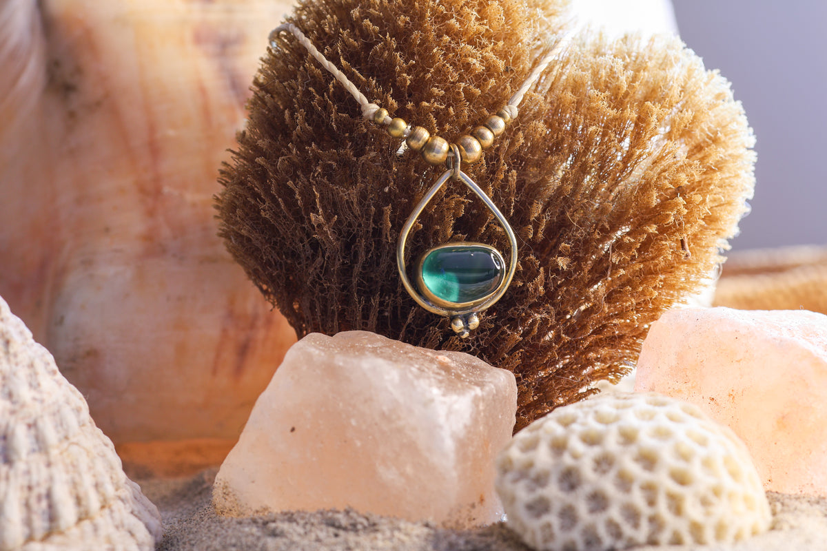 Adjustable Necklace - Sea Glass