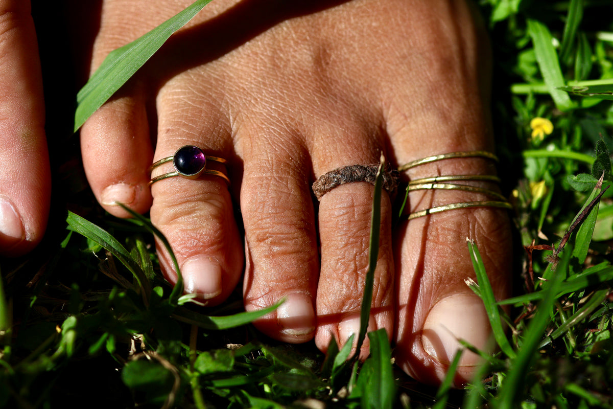 Classic Toe / Knuckle Ring - Amethyst