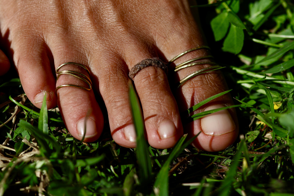 Simple Toe / Knuckle Ring - Twist