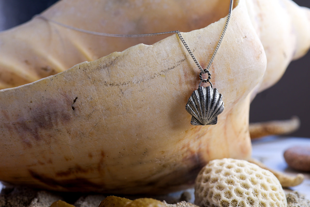 Sterling Silver 925 - Fan Shell