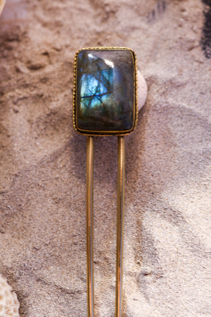 Hairpin - Labradorite
