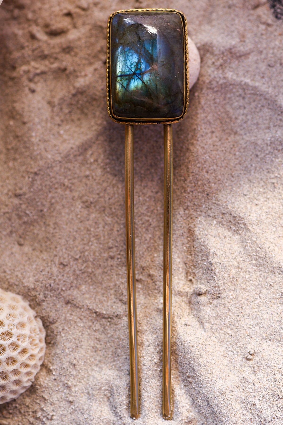 Hairpin - Labradorite