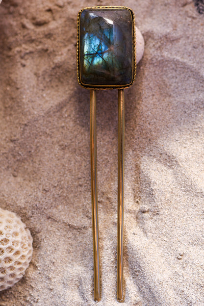Hairpin - Labradorite