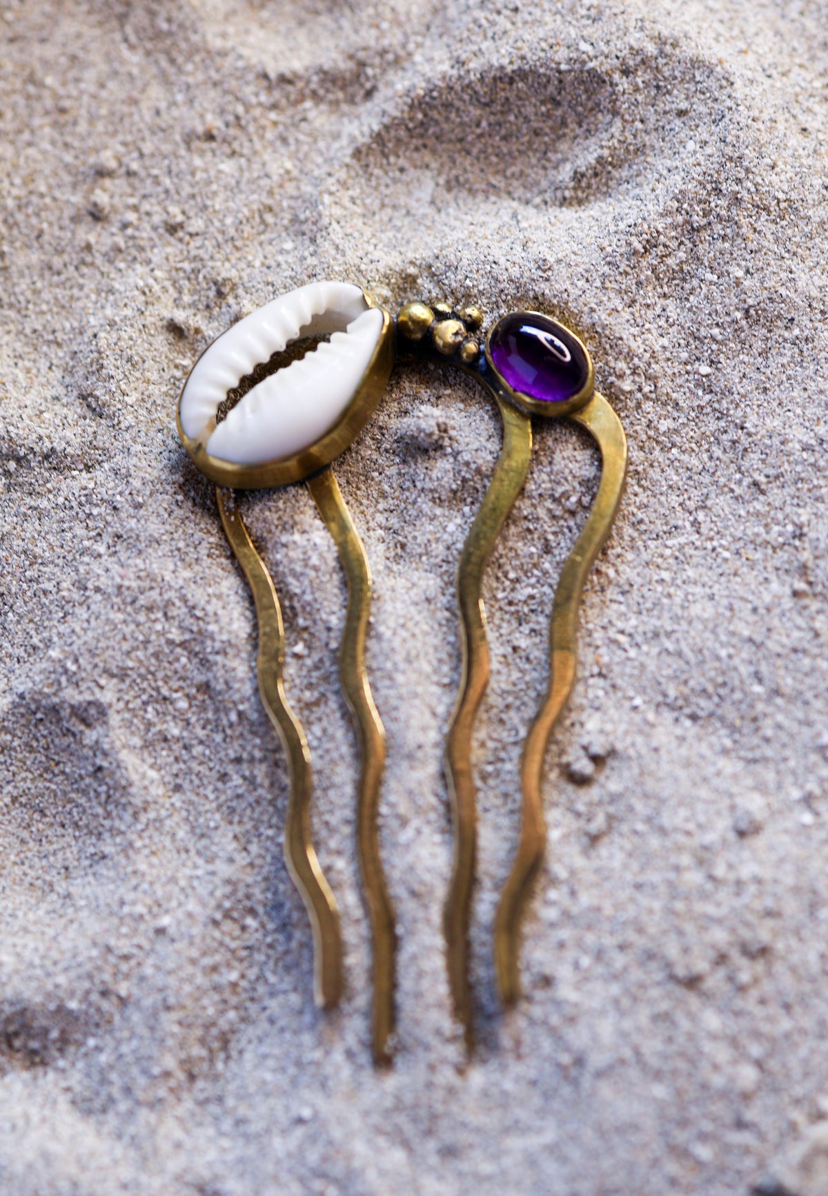 Hairpin - Amethyst