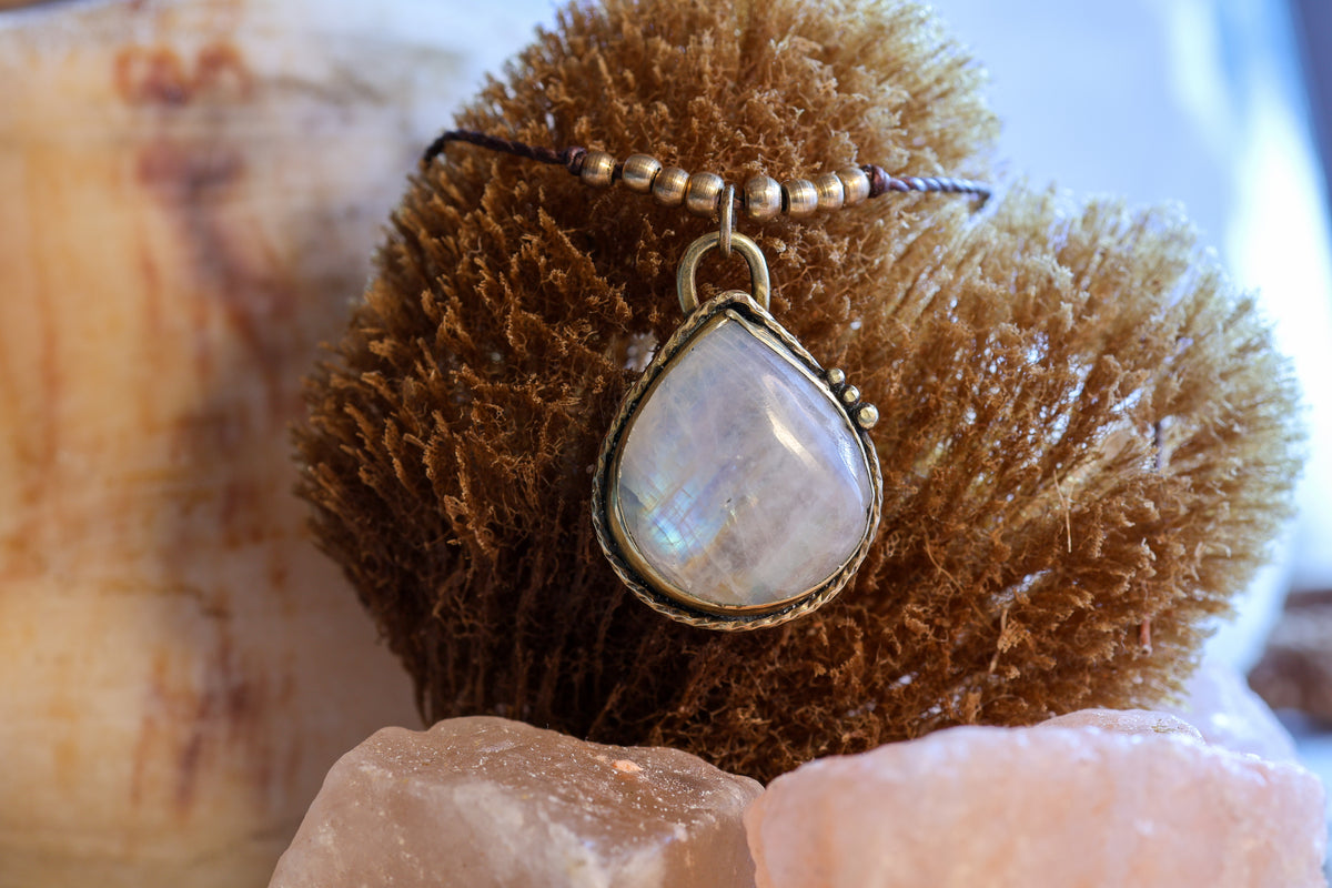 Adjustable Necklace - Moonstone