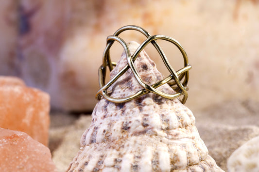 Brass Ring – Earthly Treasures - Wild Wire - N / 7