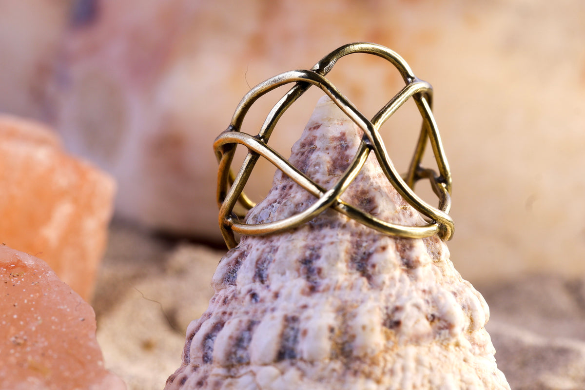 Brass Ring – Earthly Treasures - Wild Wire - N / 7