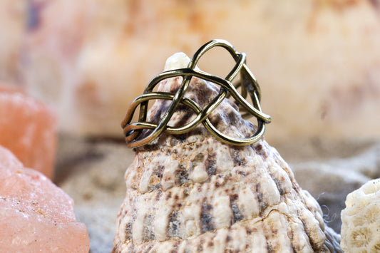 Brass Ring – Earthly Treasures - Wild Wire - O / 7.5