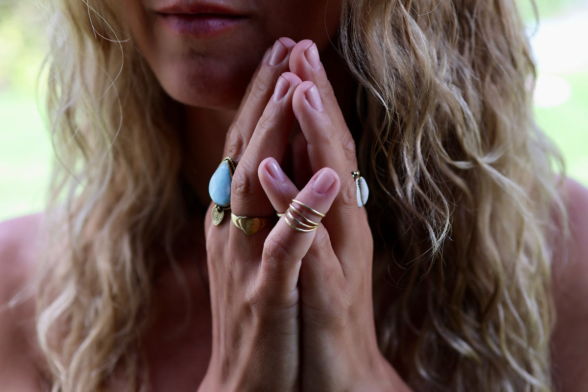 Classic Toe / Knuckle Ring - Moonstone